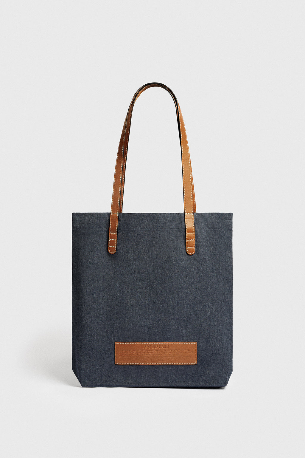 Denim-Brown Tote Bag