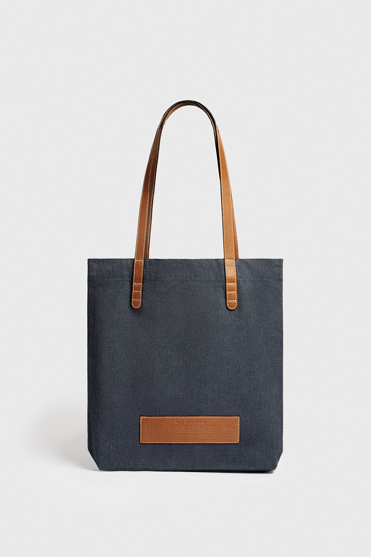 Denim-Brown Tote Bag