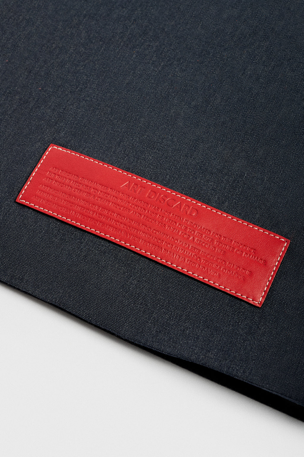 Denim-Red Tote Bag