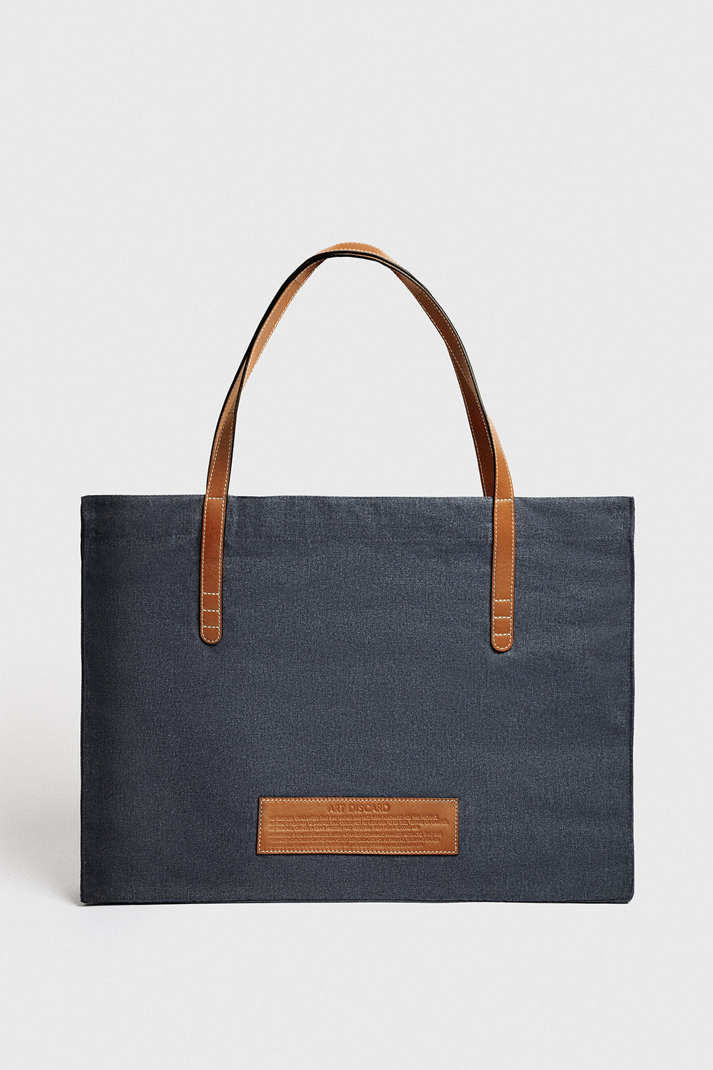 Denim-Brown Grand Tote Bag