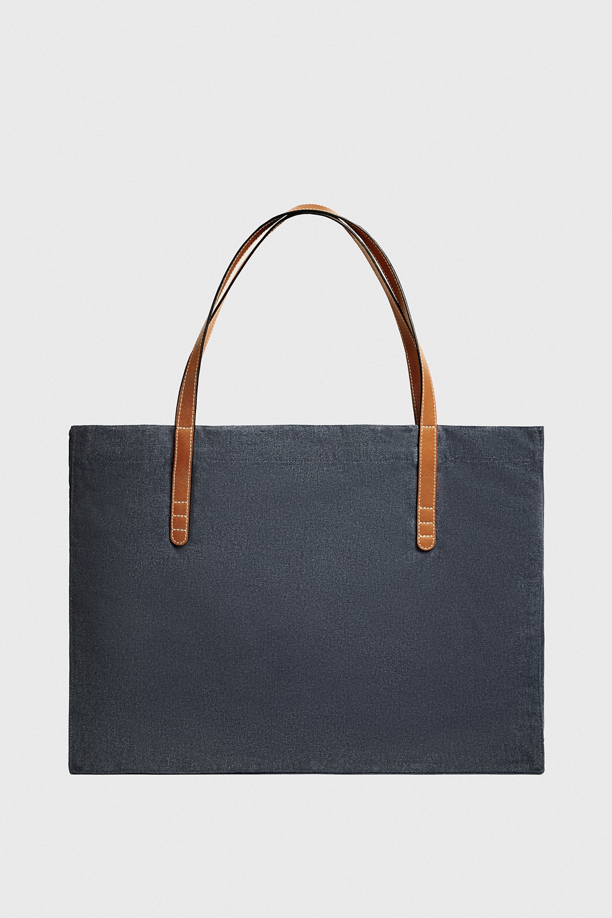 Denim-Brown Grand Tote Bag