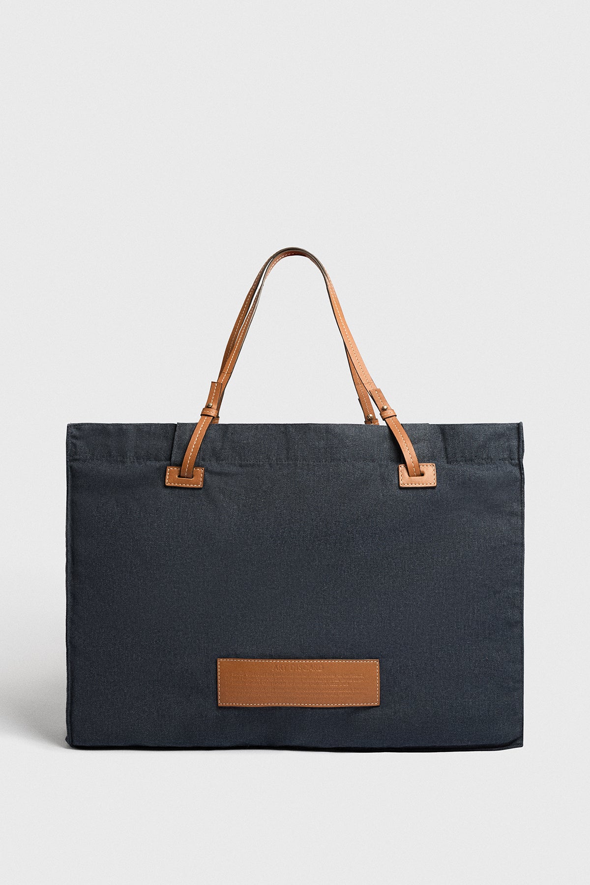 Denim-Brown-Adjustable Grand Tote Bag
